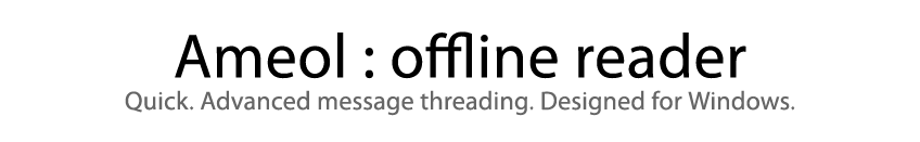 Ameol - The offline reader for CIX conferences